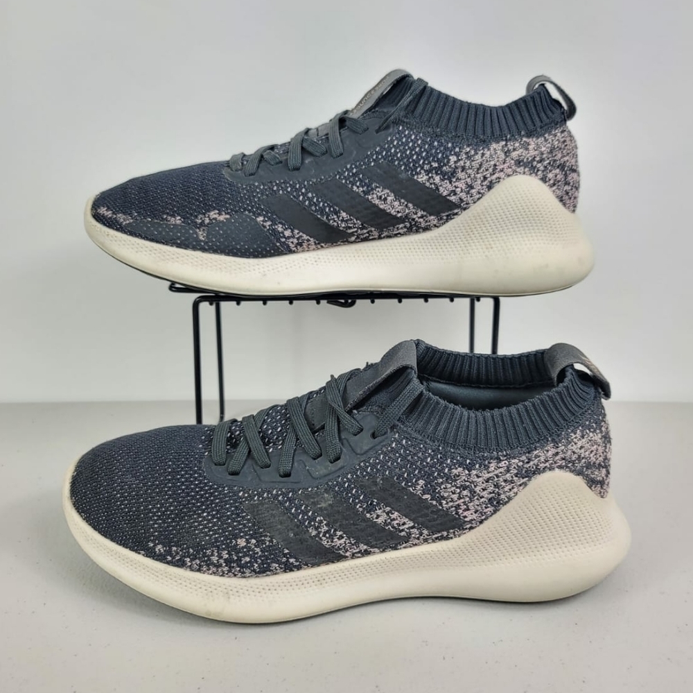 Adidas Pure Bounce Men's Sz 11 Running shoes grey black sneakers  Socks Fits